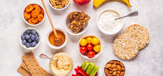 12 idées de snacks sains et peu caloriques fait par Organica Food