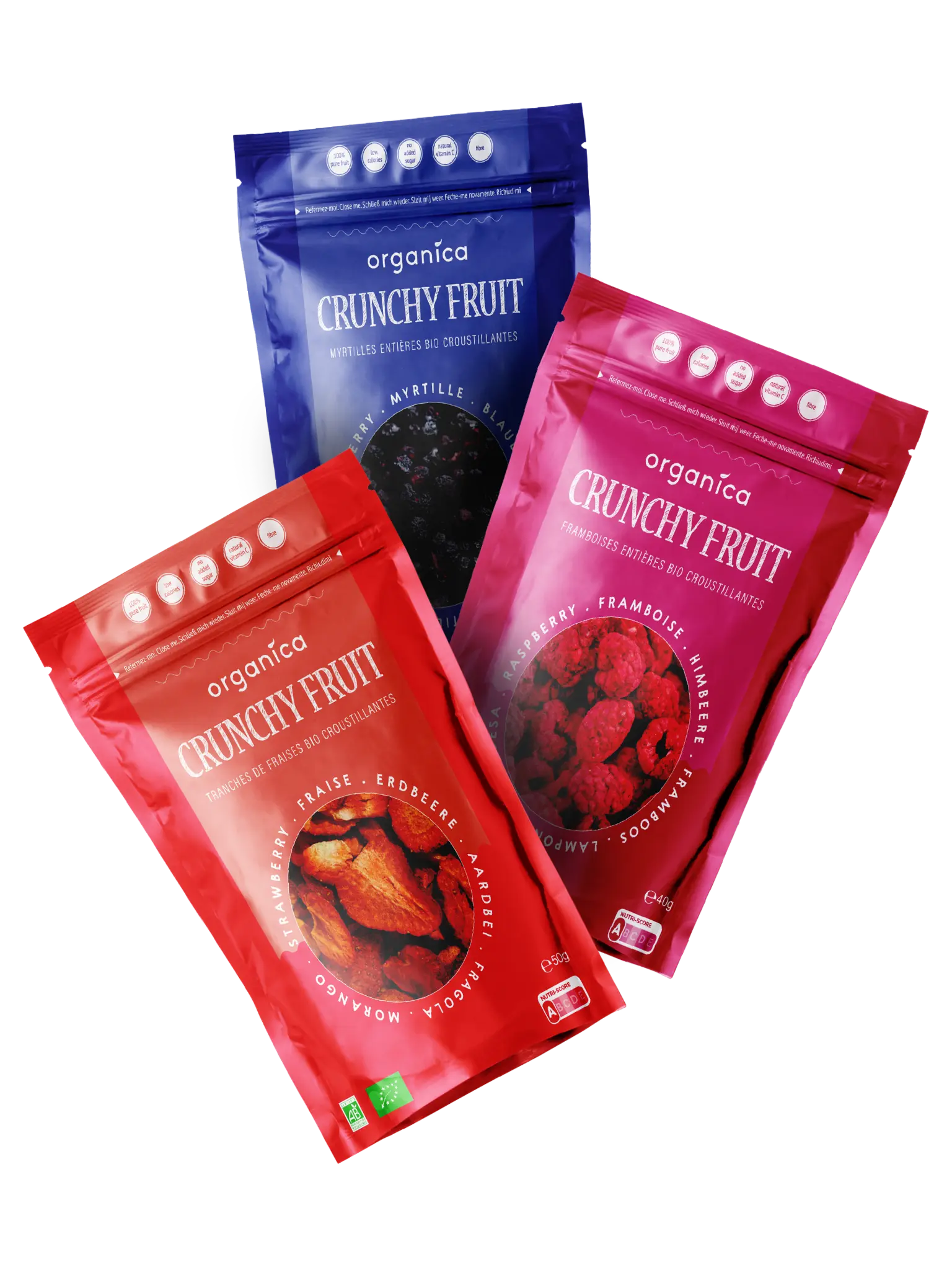 Crunchy Fruit Family (40g à 60g)