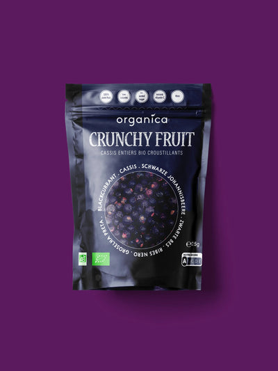 Cassis bio lyophilisé – Crunchy Fruit (25 g)