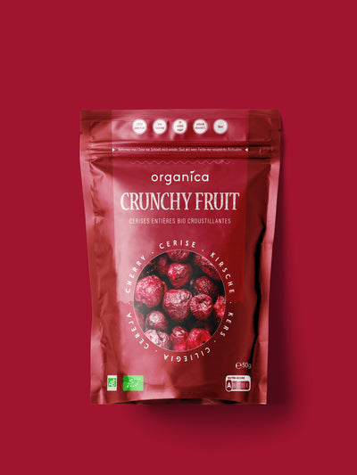 Cerise bio lyophilisée – Crunchy Fruit Family (50 g)