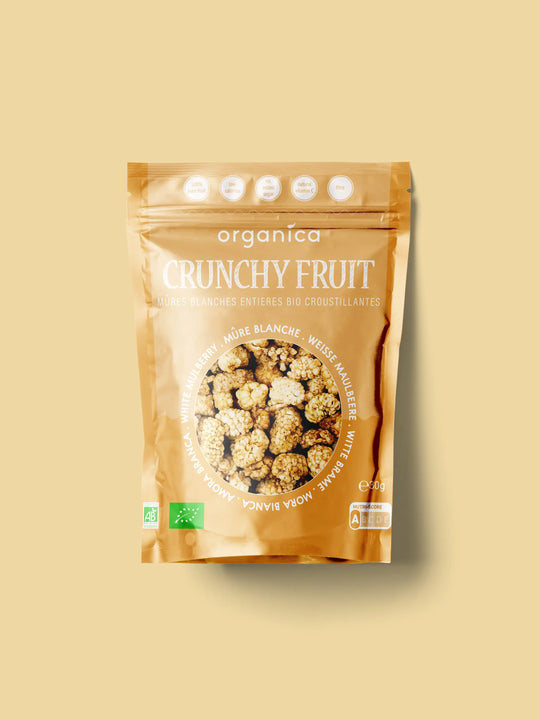 Mûre blanche bio lyophilisée – Crunchy Fruit (30 g)