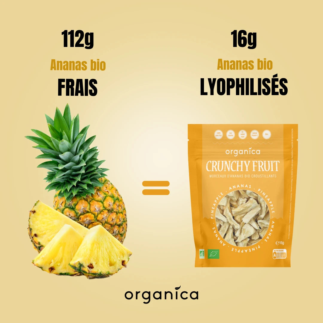 Crunchy Fruit Organic Pineapple