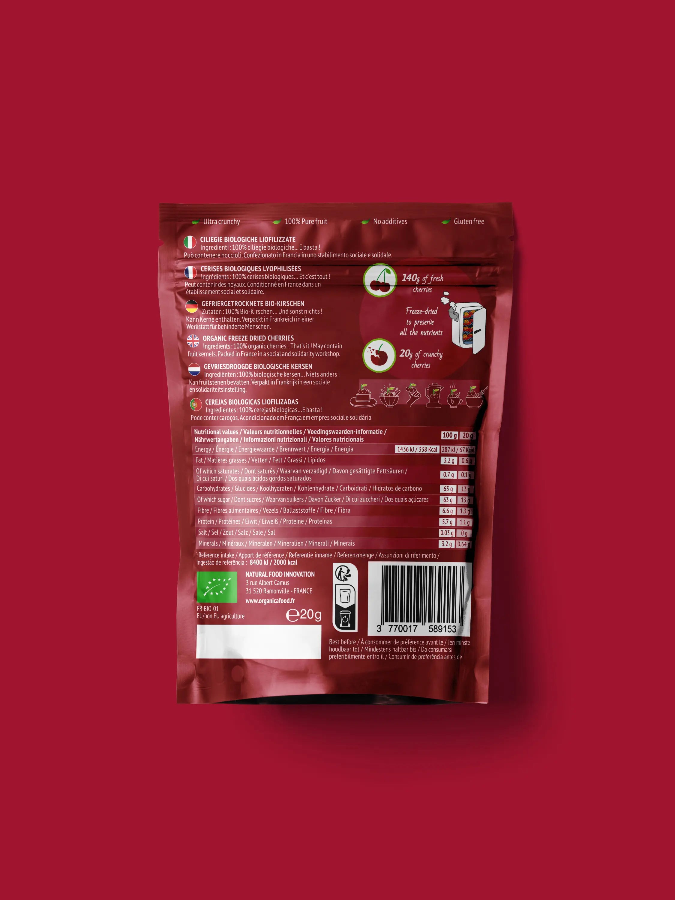 Bio-Knusperfrucht-Kirsche