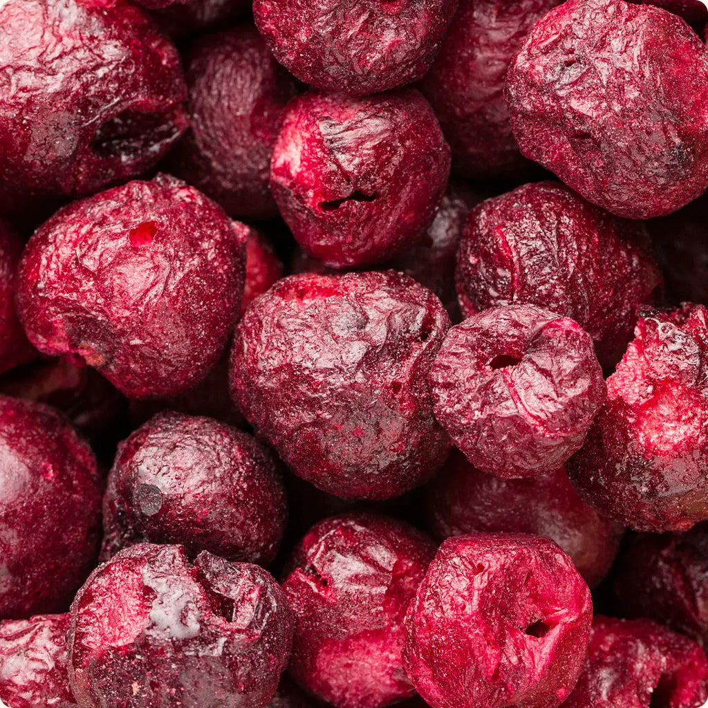 Cerise lyophilisée - fruit croquant et savoureux, idéal pour la pâtisserie, le snacking et les recettes maison