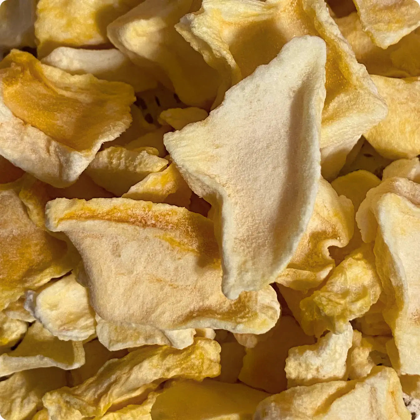 Mangue lyophilisée - fruit exotique croquant et naturel, idéal pour la pâtisserie, le snacking et les recettes maison