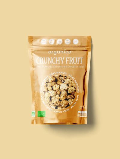 Mûre blanche bio lyophilisée – Crunchy Fruit (30 g)