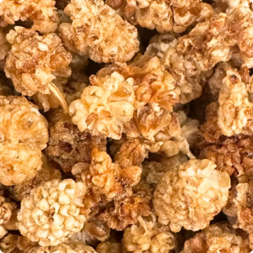 Mûre blanche lyophilisée - fruit doux et croquant, idéal pour la pâtisserie, le snacking et les recettes maison