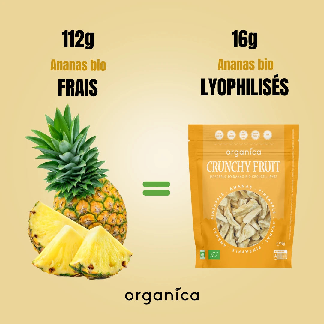 Crunchy Fruit Organic Pineapple